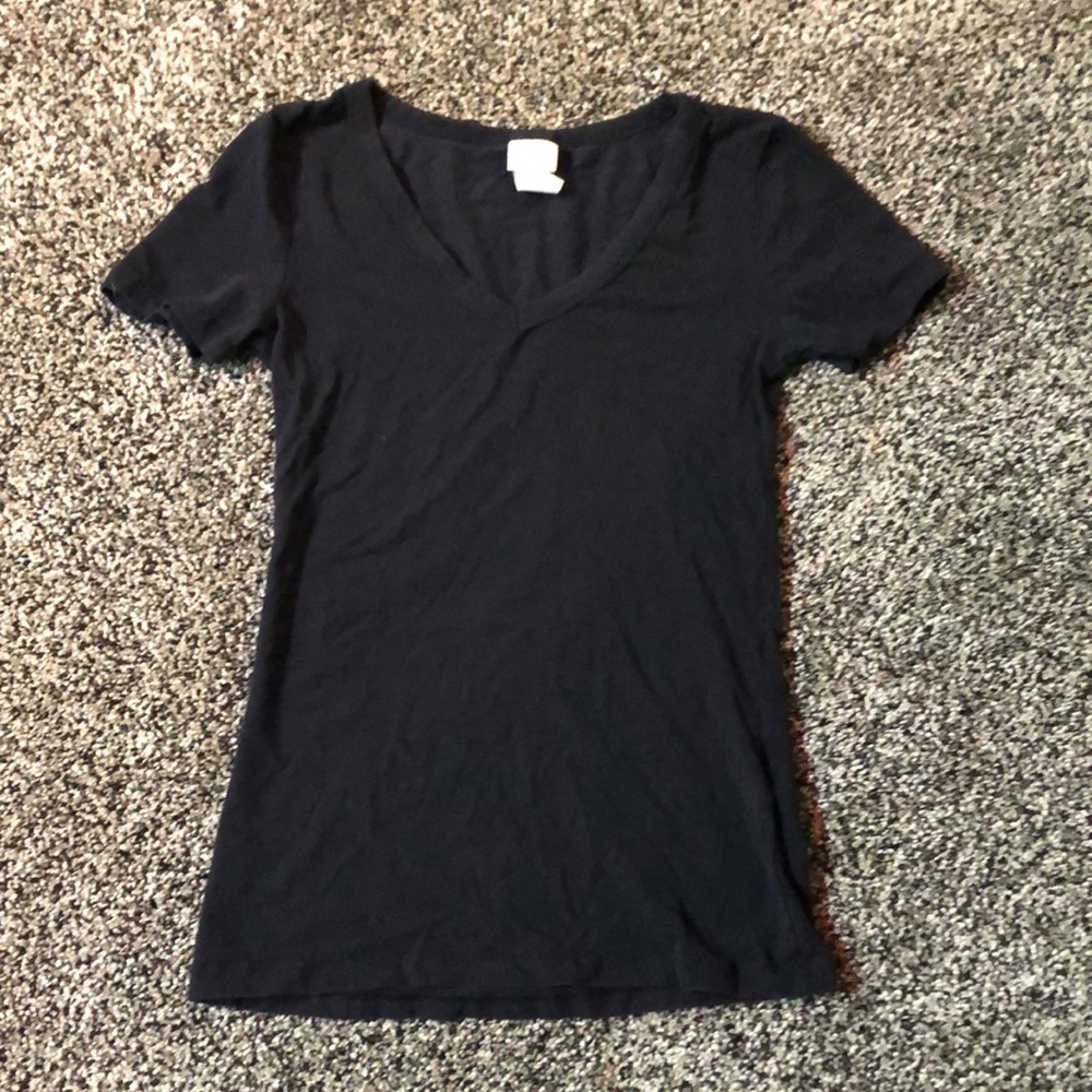 Black H and M soft V-neck